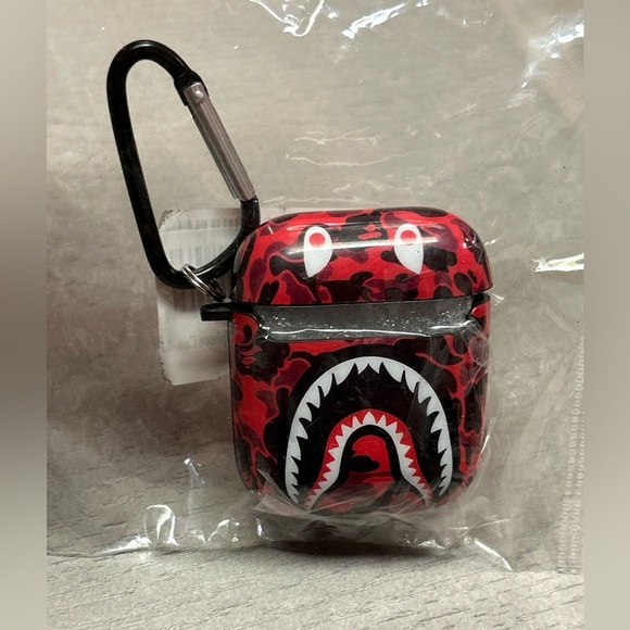 (Bundle of 3) Airpods 1 & 2 Case Covers Shark Mouth Camo Design for Airpod 1 & 2 - Picture 6 of 8